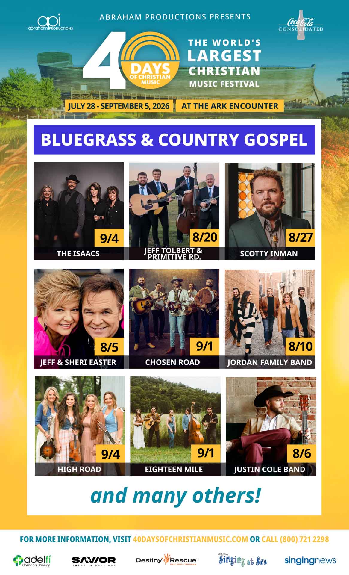 40 Days Of Christian Music | Bluegrass / Faith CountrySouthern Gospel